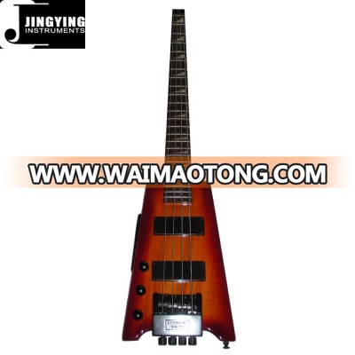 Wholesale China Supplier Factory Price Portable Traveling Lefthand Headless Bass Guitar