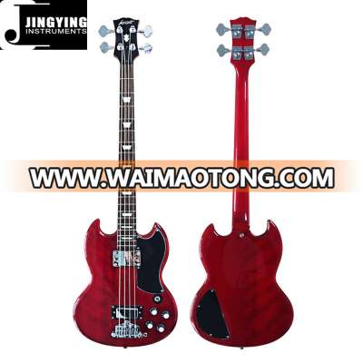 Wholesale China Supplier Factory Price 4 Strings SG Style Electric Bass Guitars