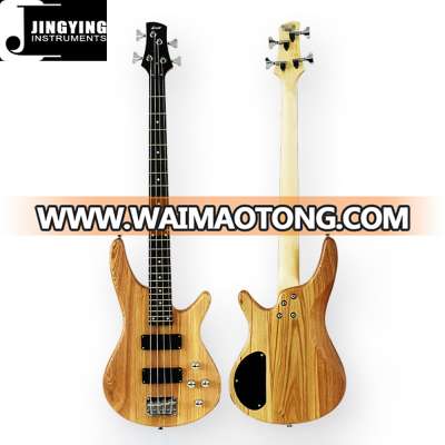 Wholesale Factory Direct Sale Elm Body 4 Strings Electric Bass Guitars